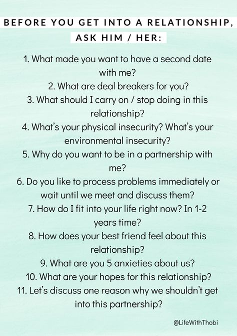 I have just gotten into a relationship and I have loved every moment of it so far. On the day I knew he was going to ask me to be official I asked him these questions. It felt a little awkward to pull out my phone and start asking away, but boy did it bring up some deep conversation. It’s worth it. Give it a shot! Deep Conversation Topics, Questions To Get To Know Someone, Intimate Questions, Deep Questions To Ask, Conversation Topics, Relationship Lessons, Relationship Therapy, Fun Questions To Ask, Relationship Psychology