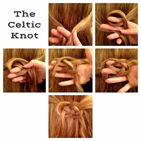 Scottish Hairstyles, Celtic Hairstyles, Irish Hair, Outlander Party, Knot Hairstyle, Celtic Knot Hair, Medieval Hair, Welsh Wedding, Knot Hairstyles