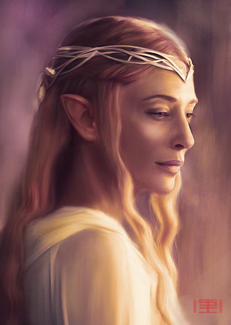 Elves Ears, Elvish Hairstyles, Smaug Hobbit, Lotr Characters, Lady Galadriel, Disney Usa, Hobbit Art, The Fellowship Of The Ring, The Rings Of Power