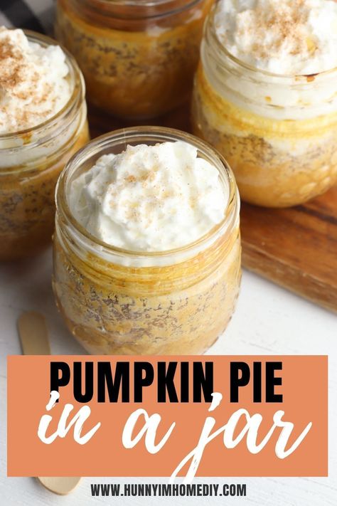 This pumpkin custard recipe is the perfect crustless pumpkin pie recipe! Pumpkin pie in a jar recipe. Easy simple pumpkin dessert recipes. Gluten free pumpkin desserts. Single serve pumpkin desserts. Pumpkin dessert recipes for Thanksgiving. No crust pumpkin pie recipe. Pumpkin pie recipe with condensed milk. Unique pumpkin pie recipe. Gluten free Thanksgiving desserts. Pie In A Jar Recipe, Pumpkin Pie In A Jar, Easy Pumpkin Recipes Desserts, Gluten Free Desserts Thanksgiving, Delicious Thanksgiving Desserts, Pie In A Jar, Classic Pumpkin Pie Recipe, Mason Jar Recipe, Easy Pumpkin Dessert