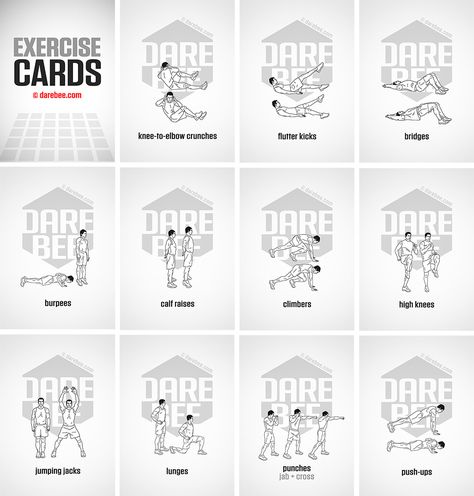 Exercise Cards by DAREBEE Exercise Cards Printable, Darebee Workout, Card Workout, Fitness Challenges, Family Wellness, Flutter Kicks, Motivation Exercise, Printable Workouts, Fitness Community