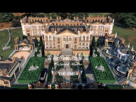 Loong‖Sims4 Stop Motion build「Restwood Manor·Try a new style ！」Neoclassicism64×64｜NOCC - YouTube Sims 4 Manor, Sims 4 Build, Building Ideas, Stop Motion, New Style, Sims 4, Motion, Building