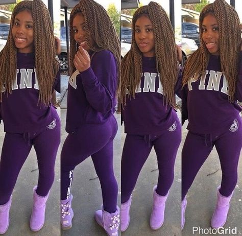 Purple Uggs Outfit, Fits For Back To School, Purple Uggs, Winter Drip, Vs Pink Outfit, Toddler Braided Hairstyles, Purple Clothing, Pretty Hurts, School Uniform Outfits