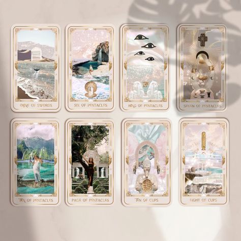 Celestial Tarot Cards, Pink Ethereal, Pink Celestial, Oracle Cards Decks, Crystal Phone Case, Tarot Cards For Beginners, 78 Tarot Cards, Rider Waite Tarot, Witchy Wallpaper