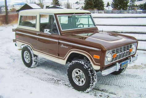 Brown Ford Bronco, Classic Ford Broncos Vintage, 70s Ford Bronco, Vintage Bronco Ford, Brown Bronco, Vintage Ford Bronco, Vintage Broncos, Vintage Bronco, Brown Car