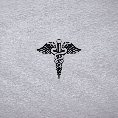 Nursing Symbol Tattoo, Tatuaje Ekg, Healthcare Tattoo, Caduceus Tattoo, Dr Tattoo, Nursing Wallpaper, Nurses Week Quotes, Pharmacy Art, Doctor Tattoo