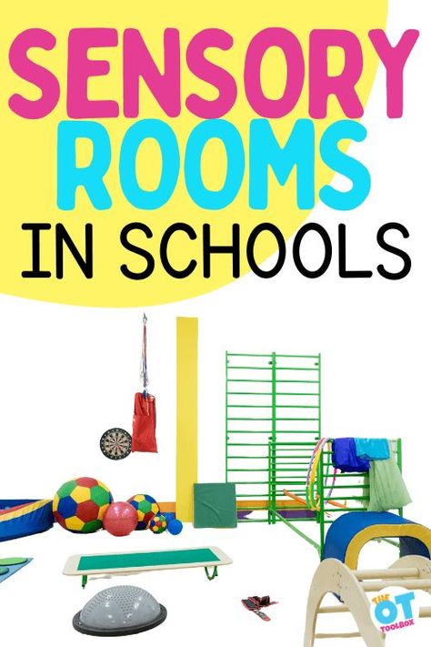 Some schools have a room dedicated to sensory needs and regulation so that students can learn. Here are tips and resources from a pediatric occupational therapist on setting up a sensory room. Sensory Room Elementary School, Sensory Room Rules, Yoga For Two, Sensory Room Equipment, Things To Do Inside, School Based Therapy, Sensory Classroom, Intervention Activities, Sensory Integration Therapy