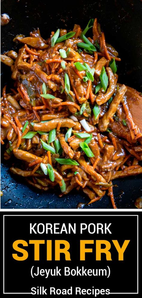 Chicken And Pork Stir Fry, Korean Stir Fry Pork, Stir Fry Sauce For Pork, Pork Stirfry Marinade, Asian Pork Stir Fry, Chinese Pork Stir Fry, Thai Pork Stir Fry Recipes, Stir Fried Pork Recipes, Pork Stir Fry Recipes Healthy