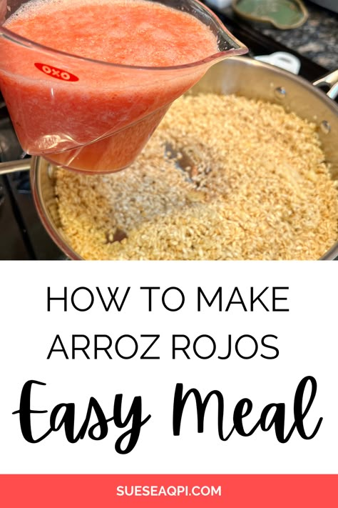 This hearty Mexican side dish couldn't be easier - or more delicious. The flavors of fresh tomatoes and garlic come together deliciously in this simple arroz rojo recipe. 20 Minutes is all you need to make a large batch of this Weight Watcher friendly Mexican red rice recipe to keep in the freezer or to use as a quick weeknight side dish. Spanish Rice With Fresh Tomatoes, Mexican Rice With Fresh Tomatoes, How To Make Red Rice, Red Rice Recipe Mexican, Mexican Brown Rice, Mexican Red Rice, Recipe Using Tomatoes, Mexican Food Healthy, Mexican Side Dish