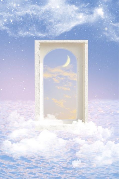 Wallpaper With Clouds, Heaven Background, Moon Wallpaper, Fantasy Inspiration, Aesthetic Images, Cute Wallpaper Backgrounds, Screen Wallpaper, Scenery Wallpaper, Whimsical Art