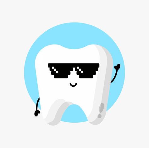 Cute tooth character wearing pixel glass... | Premium Vector #Freepik #vector #background #school #baby #party Spy Illustration, Chroma Screen, Pixel Glasses, Tooth Character, Background School, Light Bulb Icon, Smart Goal Setting, Cute Tooth, Books To Read For Women