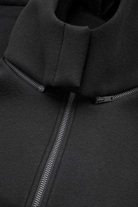 COS image 6 of Short scuba jacket with hood in Black Scuba Jacket, Design Wardrobe, Jacket With Hood, Innovative Design, Innovation Design, Wardrobe Essentials, Hooded Jacket, Contemporary Style, Fashion Brand