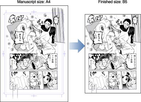 Producing a manga or other manuscript is not as easy as it looks. We have a guide so that you can avoid issues when creating your manga manuscript. Manga Template Layout, Manga Process, Manga Manuscript, Making A Manga, Short Reference, Manga Template, Manga Materials, Hairstyles For Characters, Manga Design