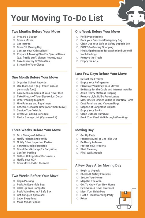 Checklist For First Home, Moving Out To Do List, Moving Items Checklist, Move Across Country Checklist, Make Moving Easy, Packing Checklist For Moving, List For Moving Into A New House, Pre Moving Checklist, Moving Country Checklist