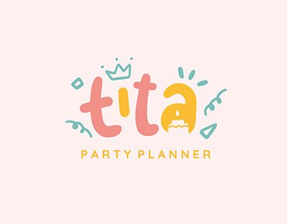 Party Planner Logo, Party Planners Logo, Planner Logo, Branding Logo Design, Graphic Design Branding, Party Planner, Branding Design Logo, Design Branding, Logo Branding