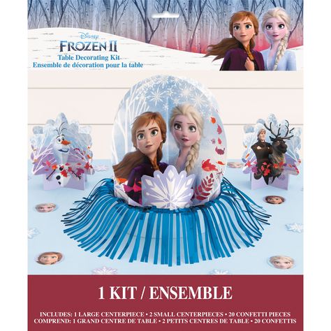 Free 2-day shipping on qualified orders over $35. Buy Disney Frozen 2 Birthday Party Table Decorating Kit at Walmart.com Frozen Table Decorations, Frozen Party Table, Frozen Table, Frozen 2 Birthday, 2 Birthday Party, Frozen Party Supplies, Disney Frozen Party, Frozen Birthday Invitations, Frozen Themed Birthday Party