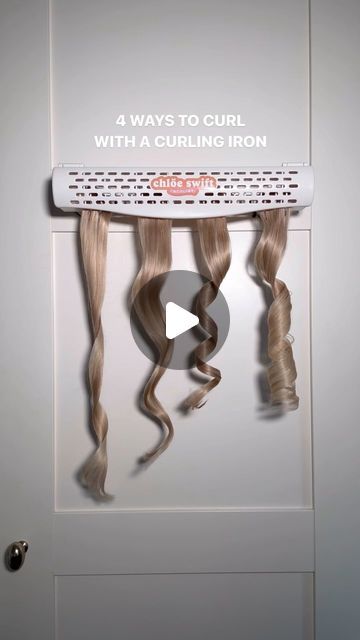 Chlöe Swift ~ Pro Hair Tips & Tutorials on Instagram: "4 ways to curl with a curling iron - which is your go-to? 

#hairstyles #hairideas #curling #curls #chloeswiftstylist" Alternating Curls Vs Same Direction, How To Get Long Lasting Curls, Curling Hairstyles For Long Hair, How To Curl Hair For Wedding, 1.5 Inch Curls, How To Do Curls With A Curling Iron, Curling Hair With Curling Wand, How To Curl Your Hair With A Curler, Curling Your Hair With A Curling Iron