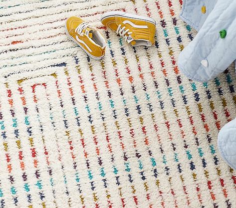 Concentric Rainbow Rug #pbkids West Elm Kids, Playroom Rug, Rainbow Rug, Nursery Colors, Circle Rug, Kids Room Rug, Nursery Rugs, Playroom Decor, Kids Playroom