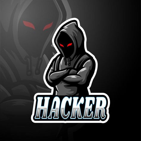 Hacker esport logo mascot design Hacker Logo, 4k Wallpaper Android, Brain Logo, Logo Illustration Design, Lab Logo, Photoshop Digital Background, Hacker Wallpaper, Logo Game, Logo Mascot