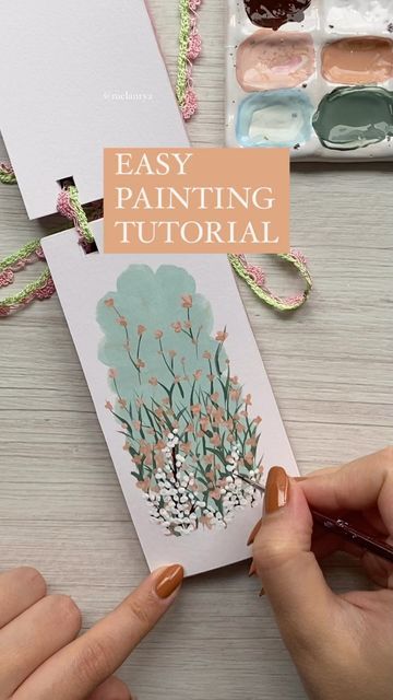 Art Tutorials & Handmade Sketchbooks on Instagram: "Hit the like button if you find this helpful👩🏻‍🎨🎨" Acrylic Flower Painting Tutorial, Flower Painting Tutorial, Gouache Tutorial, Acrylic Flower Painting, Handmade Sketchbook, Acrylic Tutorials, Landscape Painting Tutorial, Acrylic Painting Tips, Gouache Art