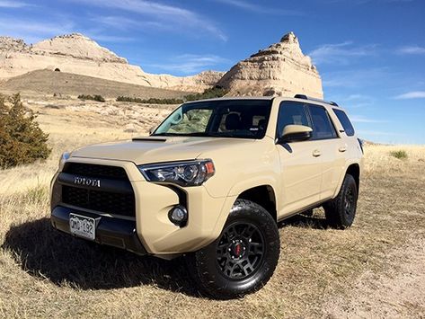 Review: 2016 Toyota 4Runner TRD PRO | http://www.tundraheadquarters.com/blog/review-2016-toyota-4runner-trd-pro/ 2015 4runner, 2019 Toyota 4runner, Modified 4runner, 2022 4runner Trd Off Road, Tan 4runner, Toyota 4runner Trd Pro, Toyota Trd Pro, Gray 4runner, 4runner Trd Pro