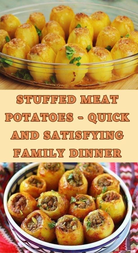 Healthy Meat And Potato Meals, Potatoes Stuffed With Ground Beef, Meat Stuffed Potatoes, Beef Stuffed Potatoes, Stuffed Potatoes With Ground Beef, Ground Beef Stuffed Potatoes, Ground Meat And Potatoes Recipes, Stuffed Potatoes Recipes, Stuffed Potato Recipes