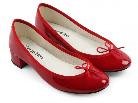 Repetto Camille, Repetto Ballet Flats, Red Ballet Flats, Ballet Heels, Dr Shoes, Wrap Heels, Shoe Inspo, Karate Kid, Swag Shoes