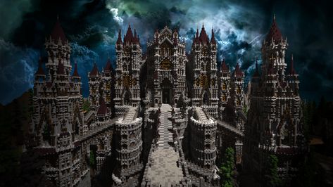 An Iconic Dark Souls Location, in Minecraft Dark Souls Locations, Dark Souls Game, Types Of Armor, Dark Souls 2, Map Minecraft, Abandoned City, Minecraft Structures, Jungle Tree, Minecraft Castle