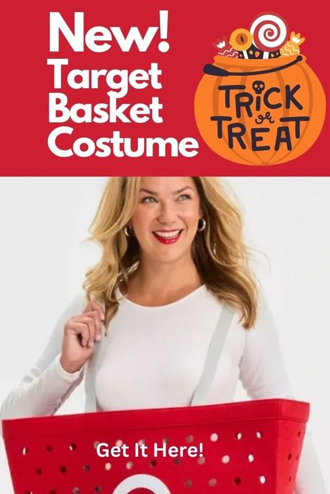 New! Target Basket Costume — SavingsMania Target Basket, Diy Dollar Tree Storage, Disney Money, Dollar Tree Storage, Target Shopping, Target Deals, Storage Organization Ideas, Save More Spend Less, Christmas Savings