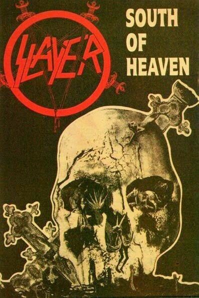 Slayer Poster, South Of Heaven, Slayer Band, Extreme Metal, Heavy Metal Rock, Heavy Metal Music, Rock Posters, Mötley Crüe, Heavy Metal Bands