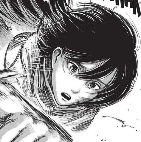 Aot Manga Pfp, Mikasa Manga Icons, Mikasa Manga, Mikasa Ackerman Icon, Mustache And Goatee, Attack On Titan Manga, Manga Edit, Titan Manga, Eren X Mikasa