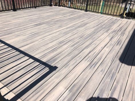 Trex Deck in Rocky Harbor Trex Deck Rocky Harbor, Rocky Harbor Trex Decking Ideas, Trex Rocky Harbor Decks, Rocky Harbor Trex Decking, Trex Rocky Harbor, Hamptons Deck, Lakehouse Deck, Trex Deck Ideas, Trex Deck Designs