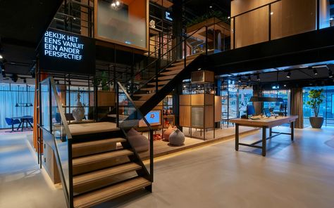 The house of ING | Creneau Bank Office, Banks Office, Warehouse Office, Warehouse Design, Modern Office Design, Dutch Design, Private Room, Office Inspiration, Office Interior Design