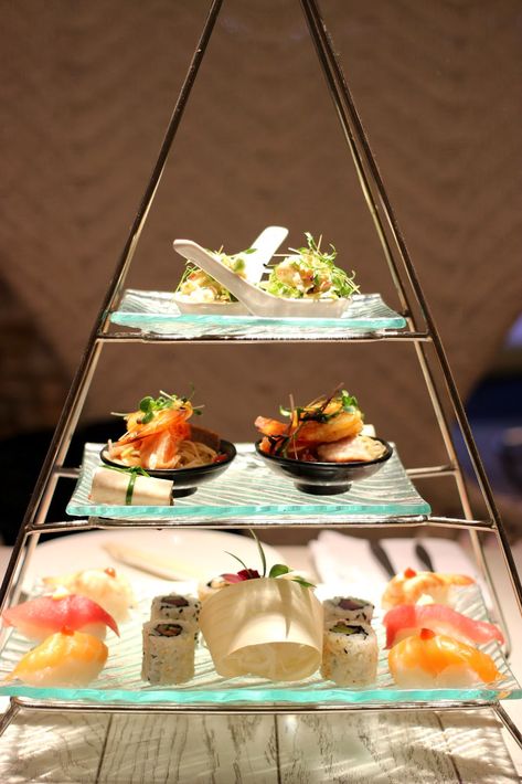 High Tea Australasia Manchester, Afternoon Tea Ideas, Sweet Potato Wrap, Coconut Roll, Vegetable Spring Rolls, Tea Club, Afternoon Tea Recipes, Tea Ideas, Mini Sandwiches