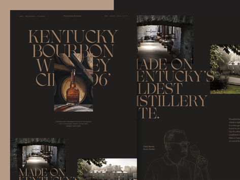 Woodford Reserve, Best Website Design, Graphic Design Website, Art Web, Architecture Tattoo, Outdoor Quotes, Design Innovation, Website Layout, Marketing Website