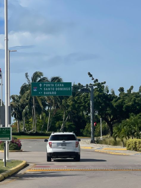 Driving in Dominican Republic, Punta Cana street sign. Instagram story ideas. Dominican Republic Streets, Dominican Republic Nails, Republica Dominicana Aesthetic, Punta Cana Aesthetic, Dominican Republic Aesthetic, Dominican Republic Punta Cana, Punta Cana Travel, Dominican Republic Vacation, Dr Aesthetic