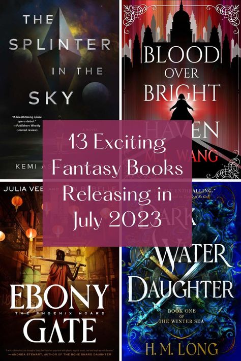 July is packed with exciting fantasy book releases! Whether you're looking for gripping political intrigue, swashbuckling adventure, spellbinding twists, feminist reimaginings, Egyptian-inspired debut fantasies, epic romance, deadly games, or a world of South American folklore, there's something for everyone in July's lineup of fantasy books. Here are a few of the most anticipated releases: American Folklore, Egyptian Inspired, New Fantasy, Fantasy Book, Sci Fi Books, Book Release, Space Opera, South American, New Release