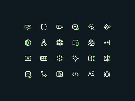 Web Development Icons - Nucleo UI by Sebastiano Guerriero for Nucleo on Dribbble Developer Icon, Web Development Logo, Arabic Logo, Text Editor, Web Icons, Applied Arts, Logo Icon, Creative Icon, Styling Accessories