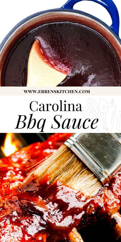 Tangy and flavorful Carolina BBQ Sauce recipe that captures the essence of the Carolinas. Perfect for marinating, basting, or dipping your grilled meats. Elevate your BBQ game with this classic Carolina-style sauce. Easy to make and full of delicious flavors! #BBQsauce #CarolinaBBQ #GrillingRecipes Carolina Style Bbq Sauce, Bbq Sauce Homemade Easy, Carolina Bbq, Carolina Bbq Sauce, Slow Cooked Meat, Barbecue Sauce Recipes, Grilled Meats, Condiment Recipes, The Carolinas