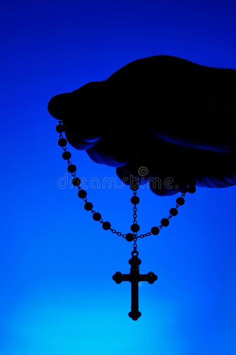 Photo about Silhouette of a hand holding rosary. Image of faith, rosary, silhouette - 2138139 Hand Holding Rosary, Praying Hands With Rosary, Images Of Faith, Jesus Cross Wallpaper, Cross Wallpaper, Rosary Prayer, Jesus Photo, Pictures Of Jesus Christ, Jesus Wallpaper