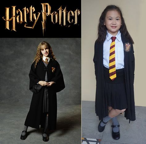 MrsMommyHolic: DIY Hermione Granger costume Hermoine Granger Costume, Hermione Granger Costume, Hermione Costume, Harry Potter Accessories, Harry Potter Bday, Halloween 23, Festa Harry Potter, Holly Golightly, Anniversaire Harry Potter