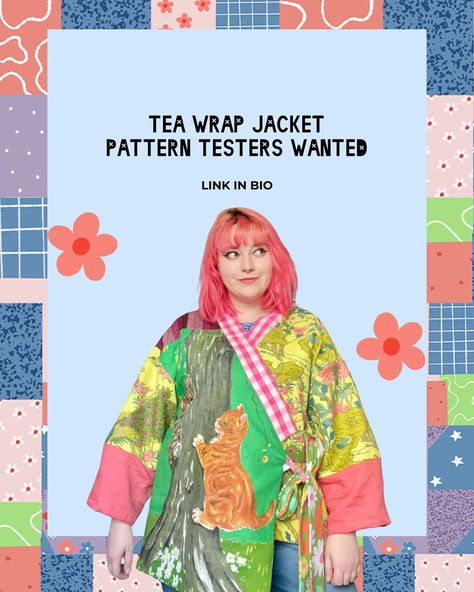 PATTERN TESTERS WANTED ✂️🧵🪡 for the Tea Wrap Jacket ✨ Want to make your own tea towel wrap jacket?! Head over to the link in the bio to become a pattern tester for this!☺️ You have until 10th November to apply!! . . . #wrapjacket #patterntesterswanted #patterntester #wrapjacketpattern #teatoweljacket #upcyclingpattern #refashion #slowfashion Make Your Own Tea, Towel Wrap, Wrap Jacket, Recycle Clothes, Jacket Pattern, The Tea, Tea Towel, Slow Fashion, Tea Towels