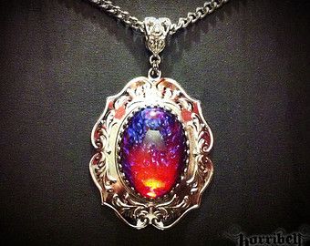 Dragon's Breath Glass Fire Opal Necklace - Mexican Fire Opal - Victorian Jewelry - Gothic Jewelry Opal Dragon, Dragons Breath Fire Opal, Dragons Breath Opal, Fire Opals Jewelry, Dragons Breath, Fire Opal Necklace, Mexican Fire Opal, Magical Jewelry, Dragon Jewelry