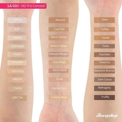 Ivory Skin Tone, La Girl Concealer, Iridescent Highlighter, Green Corrector, Undereye Brightener, Cover Dark Circles, La Girl Pro Concealer, Skin Tone Makeup, Honey Skin