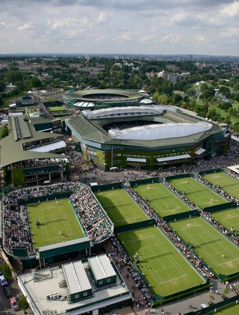 Wimbledon Master Plan Proposal / Grimshaw + Grant Associates Tennis Stadium, Mode Tennis, Tennis Art, Tennis Aesthetic, Wimbledon Tennis, Tennis Life, Lawn Tennis, Tennis Championships, Tennis Tournaments