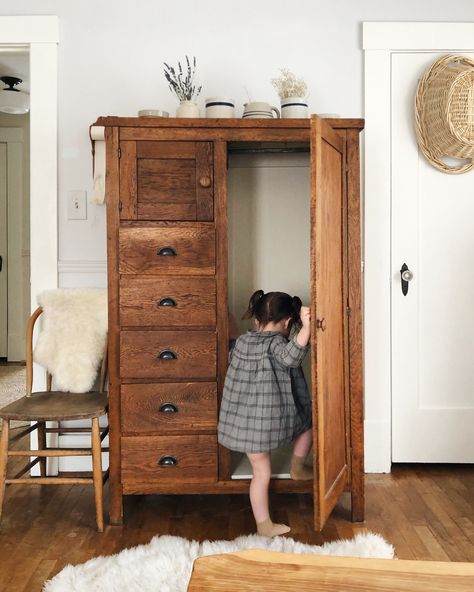 #socialdistancing #narnia #wardrobe #magic #magicofchildhood #armoire #antique  #antiquefurniture #2020 #motherhood #nothingisordinary Vintage Wardrobe Nursery, Antique Armoire Bedroom, Amoire Ideas Bedrooms, Armoire Nursery, Kids Bedroom Storage Ideas, Antique Wardrobe Closet, German Apartment, Girls Armoire, Kids Wardrobe Design