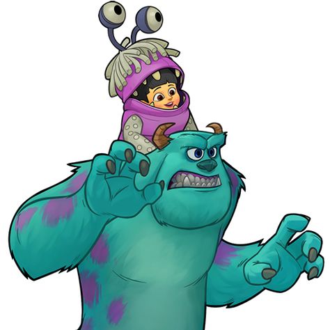 Bu Y Sullivan, Sully Monsters Inc Drawing, Boo Monsters Inc Drawing, Monsters Inc Fanart, Sully Drawing, Monsters Inc Art, Sullivan Y Boo, Sulley And Boo, Buu Monster Inc