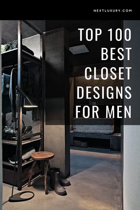 Men Closet Ideas, Small Walk In Wardrobe, Mens Closet Organization, Functional Closet, Small Closet Design, Smart Closet, Closet Built Ins, Men Apartment, Walk In Closet Design