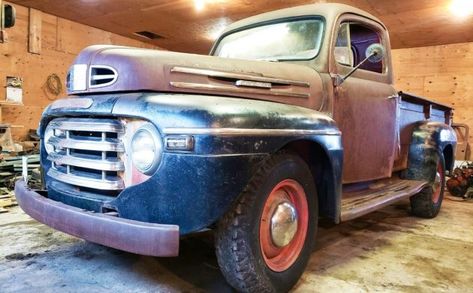 1949 Mercury, Mercury Cars, Ford F Series, Leather Seat Covers, Truck Design, Garage Equipment, Ford Truck, The Guys, Barn Finds