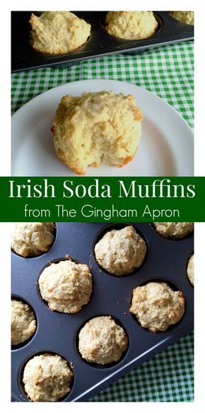 Perfect for St. Patrick's Day or for any day! Light, fluffy, and simple: Irish Soda Muffins. Irish Bread, Irish Cooking, Irish Dishes, Detox Kur, St Patricks Day Food, Irish Soda, Saint Patties, Soda Bread, Irish Recipes